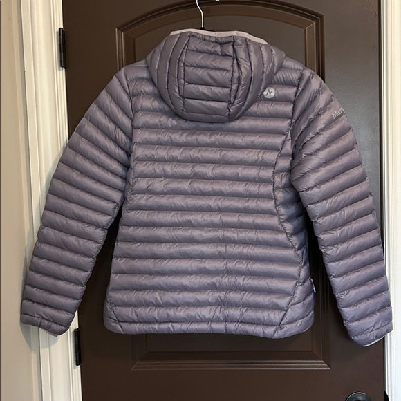 Marmot Lavender Hooded Puffer Jacket | Women’s Medium | Lightweight Insulated - Picture 2 of 8